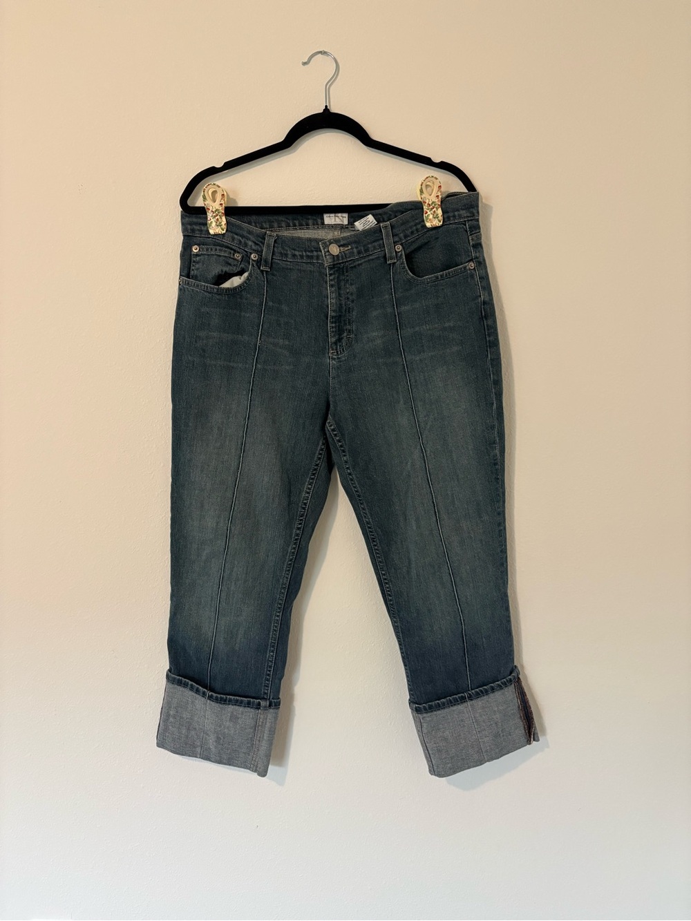 Calvin Klein Dark Blue Women’s Capri Jeans